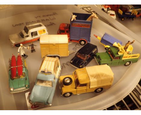 Selection of Corgi Toys including Walls Ice Cream and Land Rover PA system