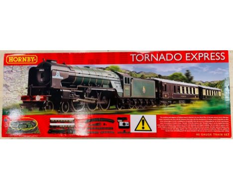 Hornby OO gauge R1225 Tornado Express train set CONDITION REPORT: This item is brand new in the box