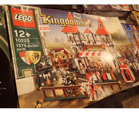 New unopened Lego set 10223 Kingdoms Medieval Tournament CONDITION REPORT: Light crease to box top