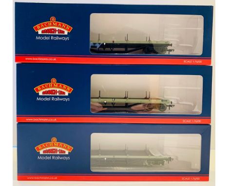 Bachmann OO gauge assorted BR bogie bolster wagons