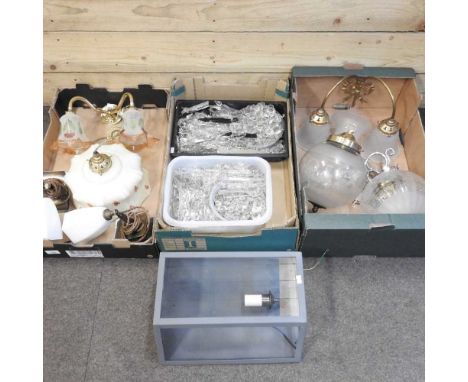 A collection of lighting and accessories