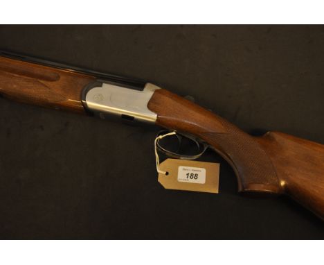 12 BORE CASTELLANI OVER/UNDER SHOT GUN, NON EJECTOR, 28" BARREL