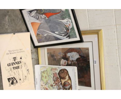 Gerald Scrafe Signed Limited Edition Signed Print ' The Ghost of Christmas Past ' no. 576/1000, 48cms x 34cms, framed and gla