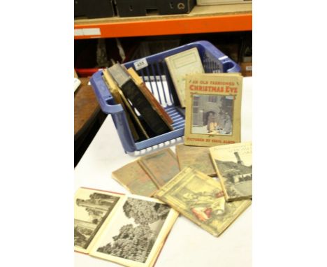 Collection of vintage books including local interest, Longleat and Glastonbury etc