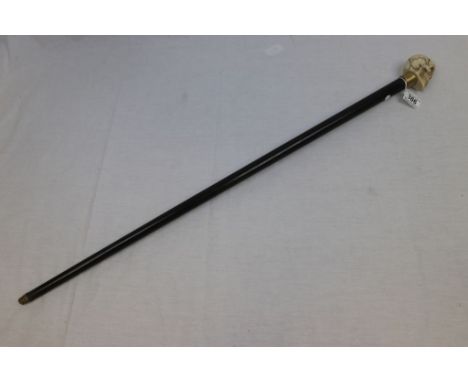 Walking stick with skull handle