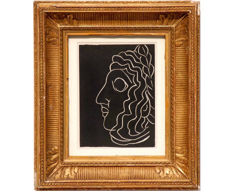 HENRI MATISSE 'Portrait', 1944, Editions Cahiers D'Art, numbered justification page verso, 28cm x 21cm, framed and glazed.