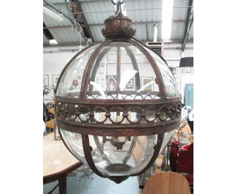 GLOBE LANTERN, French provincial inspired design, 46cm H x 52cm. 