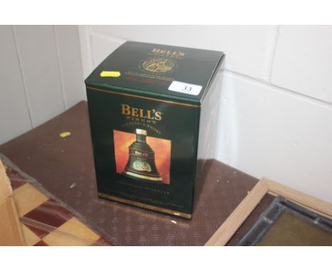 A Bell's Scotch Whiskey decanter in original box 