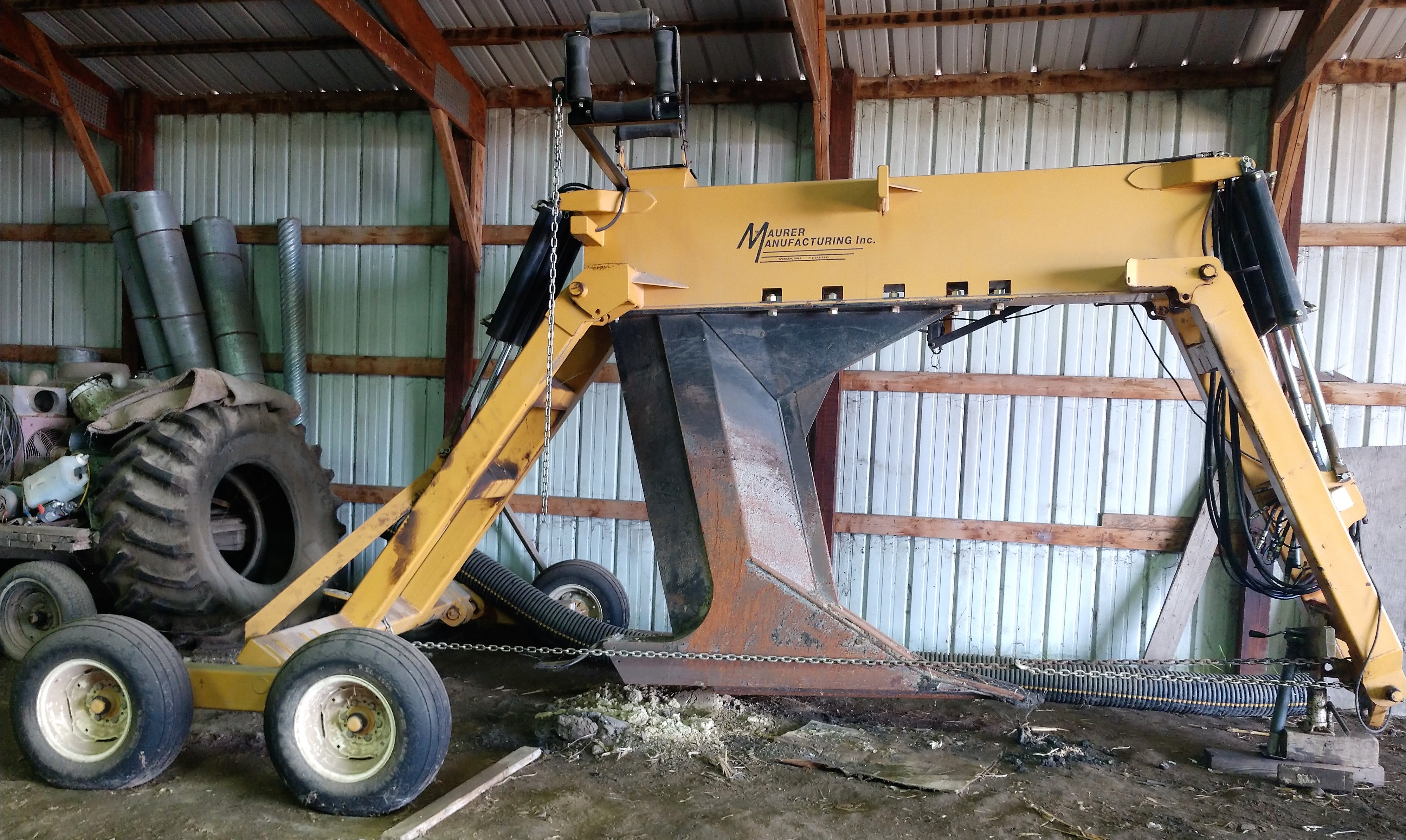 Mauer PullType Tile Plow With 6 Inch Boot