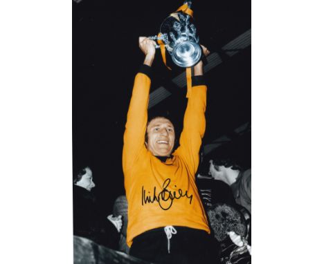 WOLVERHAMPTON WANDERERS 1974     Three 12x8 colourized photos showing Wolves in the 1974 League Cup Final inc images of Mike 