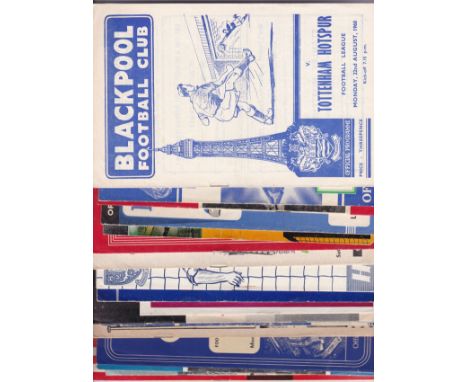 TOTTENHAM    Twenty Tottenham away League programmes from the 1960/61 Double Season lacking the Bolton programme and 3 FA Cup