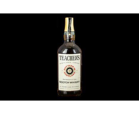 Teachers Scotch Whisky Bottle Of Unopened Whisky. 