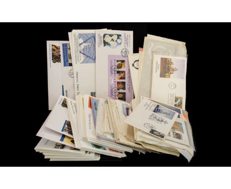Large Selection of First Day Covers - in polythene bay. Over one hundred from around the world, in good condition. 