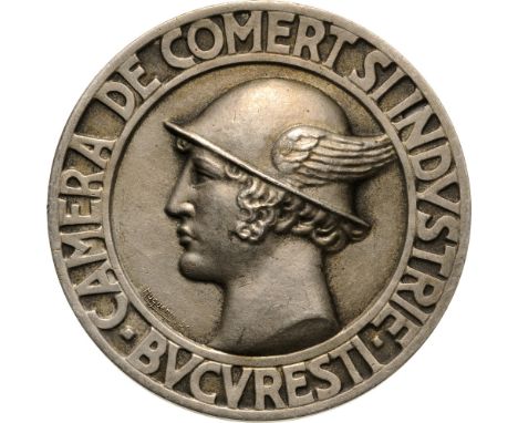 Medal 1927, signed Huguenin, Silver (50 mm, 58.92 g). R! UNC 