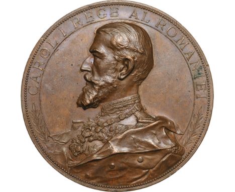 Medal 1897, Bronze (65 mm, 110.36 g), Buz. p.247. XF