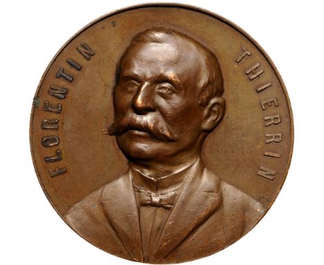 Medal 1902, signed, Bronze (58 mm, 83.88 g). XF
