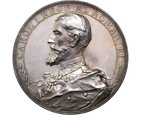 Medal 1897, Silvered bronze(65 mm, 136 g), Buz. p.247. UNC