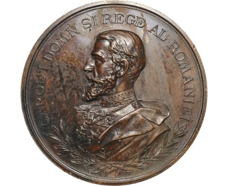 Medal 1900, signed Radivon, Bronze (65 mm, 111.15 g). XF stains