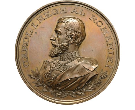 Medal 1898, signed Carniol, Bronze (65 mm, 98.55 g). R! UNC