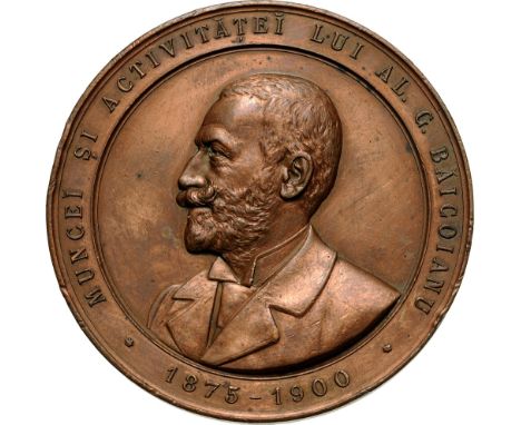 Medal 1900, signed Carniol, Bronze (65 mm, 111.70 g). XF