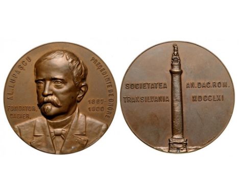 Medal 1900, signed by Fr. Storck and Fessler, Bronze (54 mm, 67.80 g). R! XF+