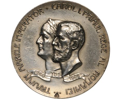 Medal 1906, hallmarked , Silver (40 mm, 30.17 g). R! XF+ 