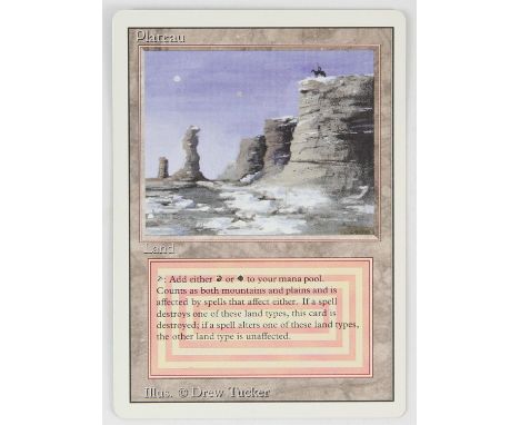 Magic The Gathering - Plateau - Revised (1994) This card is in Near Mint condition condition.