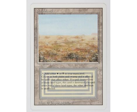 Magic The Gathering - Scrubland - Revised (1994)This card is in Near Mint condition. 