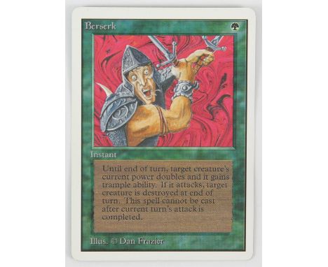 Magic The Gathering - Berserk - Unlimited (1993).This card is in Excellent condition. 
