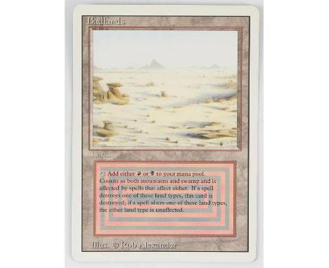 Magic The Gathering - Badlands - Revised (1994) This card is in Good condition. The card is very clean but has very minor ind