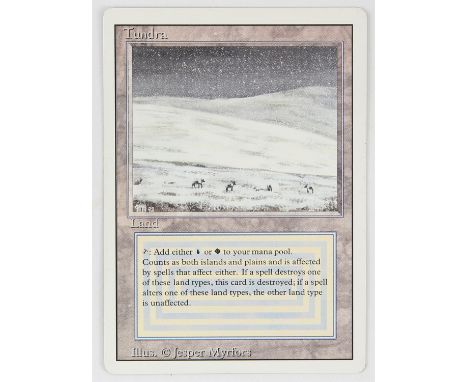 Magic The Gathering - Tundra - Revised (1994) This card is in Excellent condition.