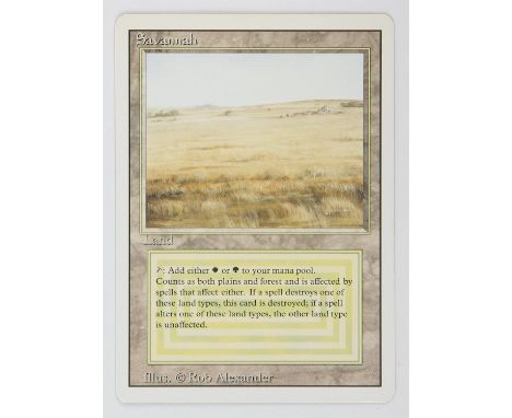 Magic The Gathering - Savannah - Revised (1994)This card is in Near Mint condition.