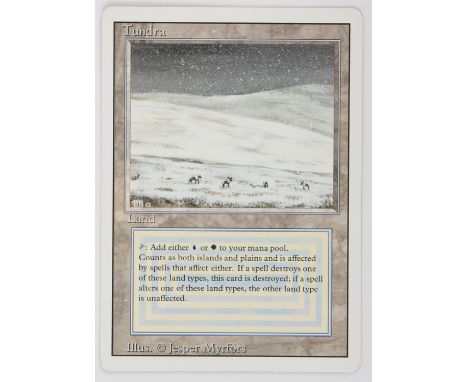 Magic The Gathering - Tundra - Revised (1994) This card is in Excellent condition 