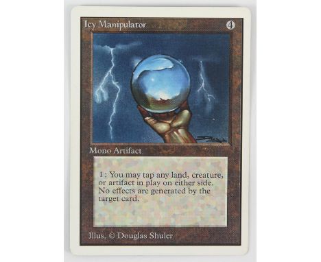 Magic The Gathering - Icy manipulator - Unlimited (1993).This card is in Good condition. 
