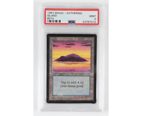 Magic The Gathering - PSA 9 Island - Beta (1993) 