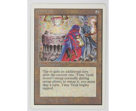 Magic The Gathering - Time Vault - Unlimited (1993). An iconic card in Excellent condition.