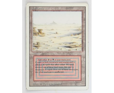 Magic The Gathering - Badlands - Revised (1994) This card is in Light Played- condition. It has a few black dots around the f
