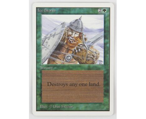 Magic The Gathering - Ice Storm - Unlimited (1993).This card is in Excellent condition. 