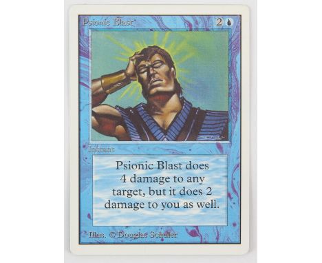 Magic The Gathering - Psionic Blast - Unlimited (1993).This card is in Excellent condition. 