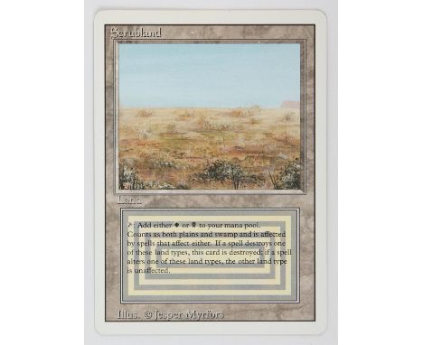 Magic The Gathering - Scrubland - Revised (1994)This card is in Excellent condition.