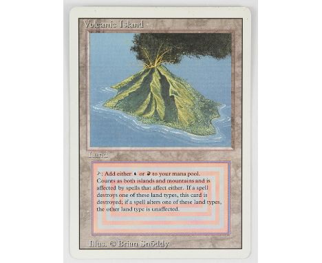 Magic The Gathering - Volcanic Island - Revised (1994) This card is in Excellent condition.