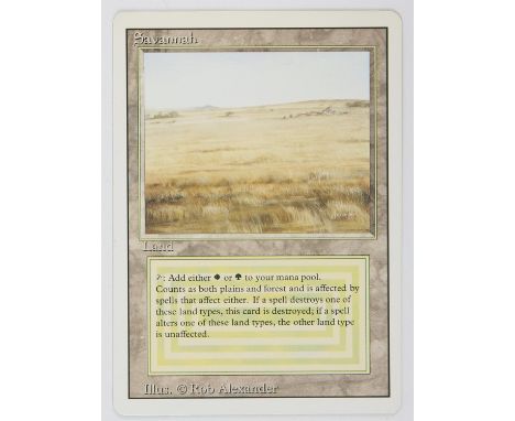 Magic The Gathering - Savannah - Revised (1994)This card is in Good condition.