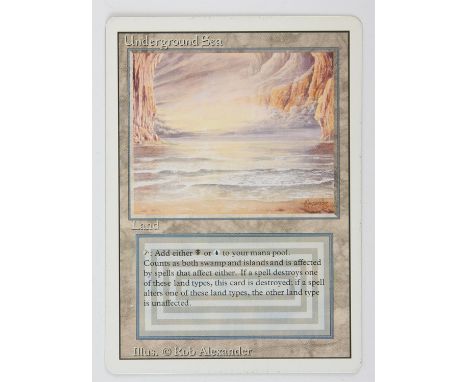 Magic The Gathering - Underground Sea - Revised (1994) This card is in Excellent condition 