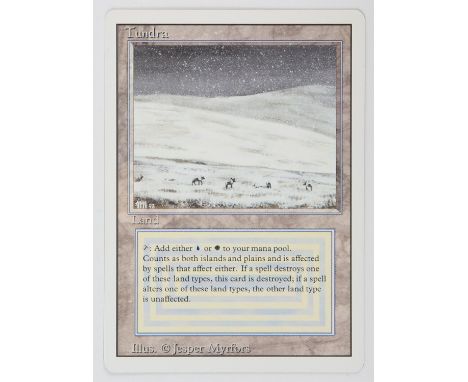 Magic The Gathering - Tundra - Revised (1994) This card is in Near Mint condition 