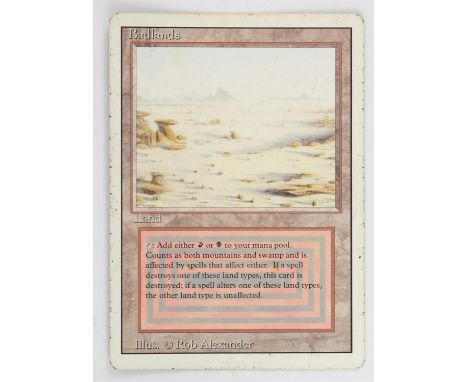 Magic The Gathering - Badlands - Revised (1994)This card is in Played condition. It has black dots around the front boarder, 