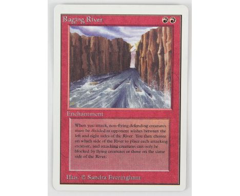 Magic The Gathering - Raging River - Unlimited (1993).This card is in Excellent condition. 