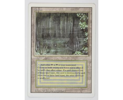 Magic The Gathering - Bayou - Revised (1994) This card is in Excellent condition.