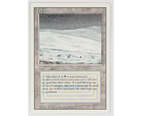 Magic The Gathering - Tundra - Revised (1994) This card is in Excellent condition.