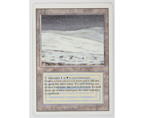 Magic The Gathering - Tundra - Revised (1994) This card is in Excellent condition 