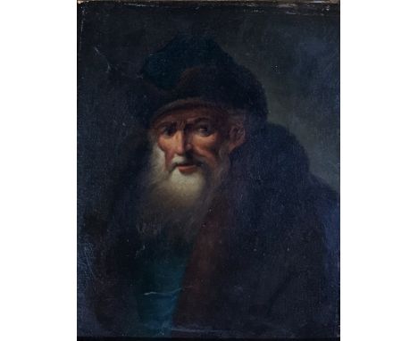 Portrait of A Gentleman  oil on canvas 14 by 11,5cm   